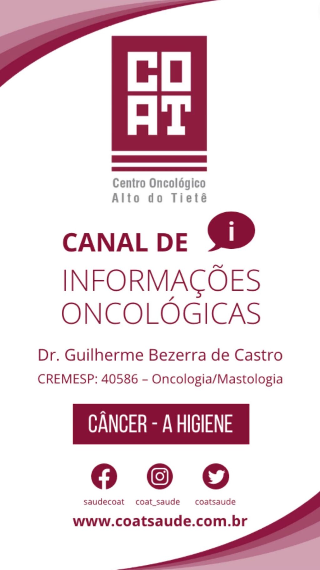 Instagram post from coat_saude. This post is in position 13.