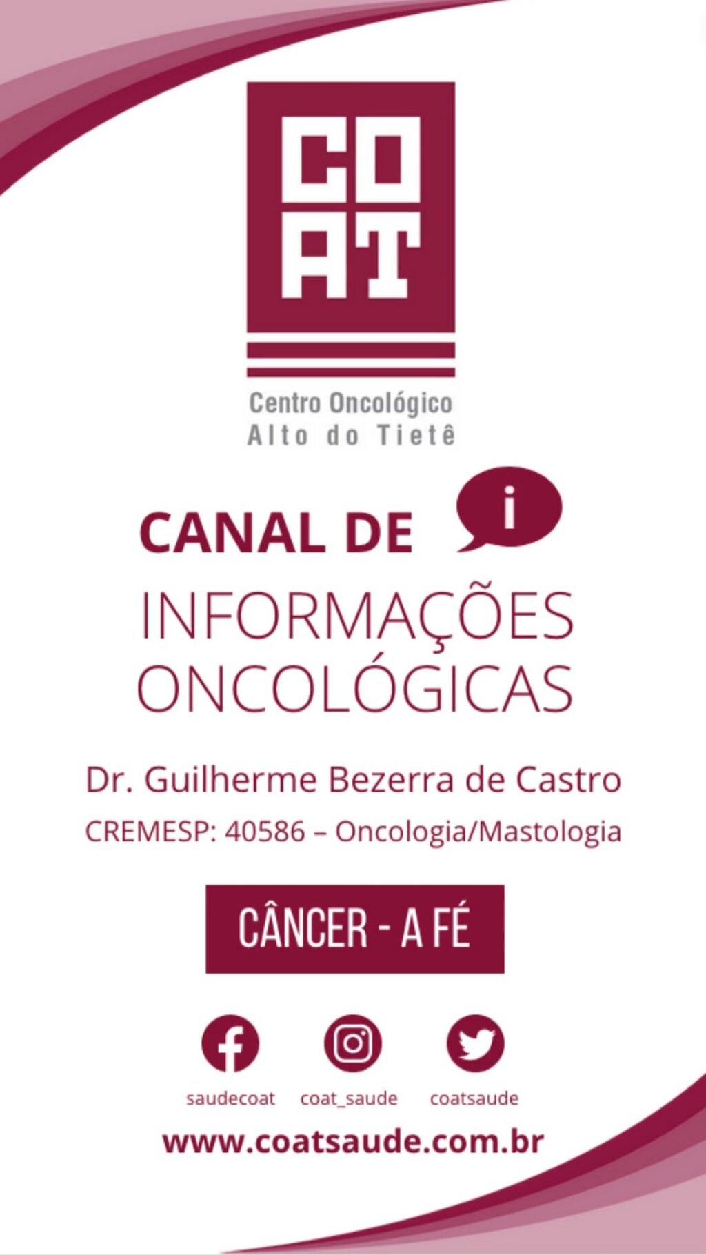 Instagram post from coat_saude. This post is in position 15.