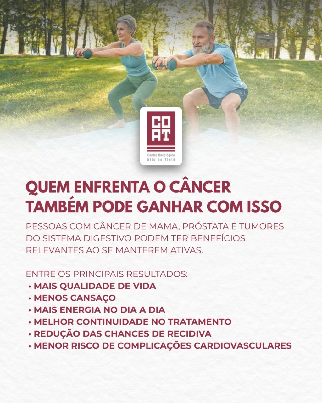 Instagram post from coat_saude. This post is in position 3.